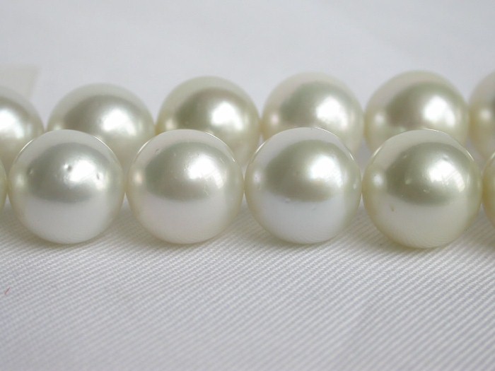 17MM WHITE SOUTH SEA PEARLS NECKLACE 14K SOLID GOLD  